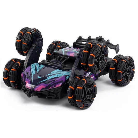 Masina Stunt RC cu Telecomanda Roti Rotative 360°