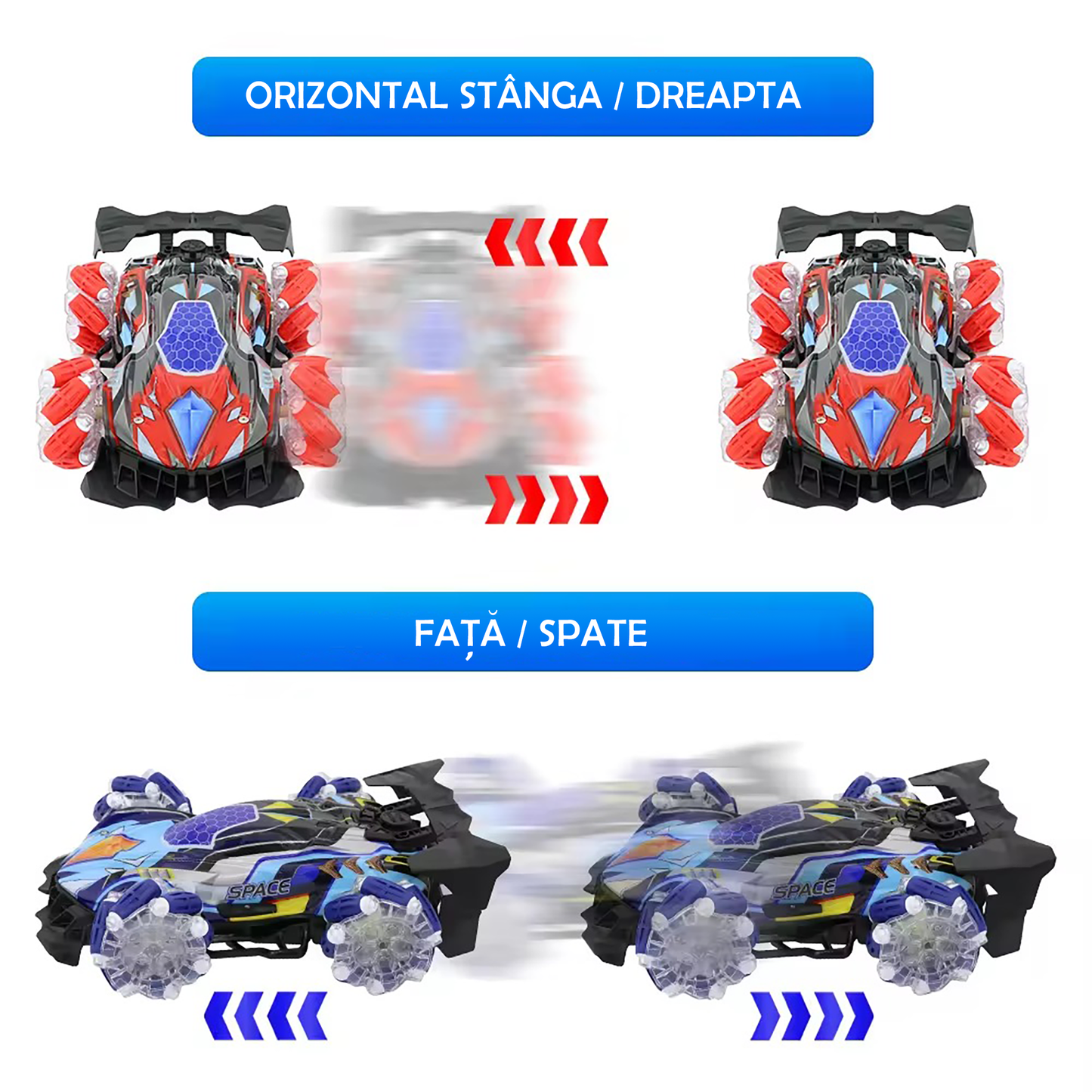 Masina Stunt cu Telecomanda si Bratara
